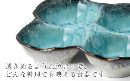 【美濃焼】KANADE 小鉢4連 ブルー 5枚セット【丸利玉樹利喜蔵商店】器 小鉢 小皿 副菜 ブルー 青 セット 家族 おもてなし 贈り物 送料無料 [MCC060]