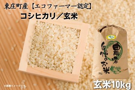 令和7年産 新米　【エコファーマー認定】 コシヒカリ 玄米 10kg ／ 米 こめ コメ ごはん ご飯 お米 おこめ 玄米 新米 エコファーマー認定 10kg 令和7年 千葉県 東庄町 産地直送