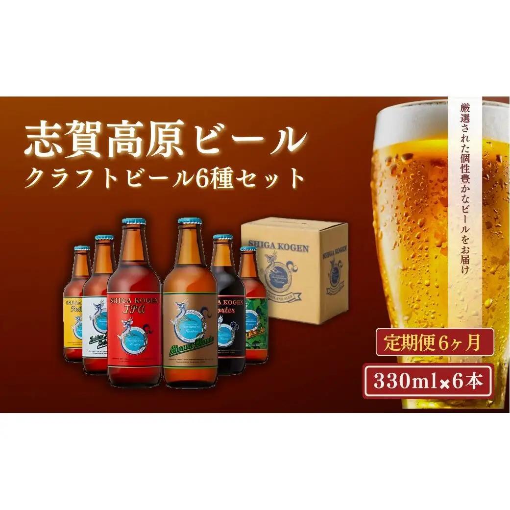 定期便 6ヶ月 クラフトビール 志賀高原ビール 6本 セット 玉村本店 クラフトビール