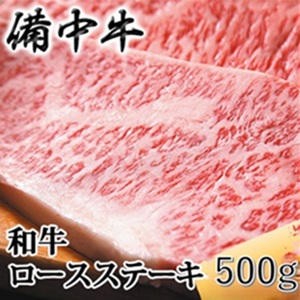 備中牛 和牛ロースステーキ 500g(250g×2)  農林水産大臣賞受賞 岡山県産 黒毛 和牛 肉 お肉 牛肉 牛 ステーキ
