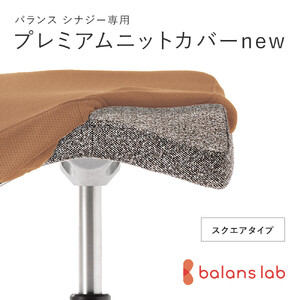 バランスシナジー専用プレミアムニットカバーnew（ベージュ）スクエアシート用 はっ水加工【 チェアカバー 椅子カバー チェアカバー 椅子カバー チェアカバー 椅子カバー チェアカバー 椅子カバー 】
