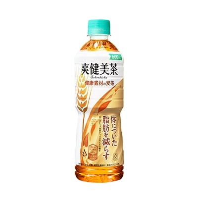 爽健美茶　健康素材の麦茶　600mlPET ×24本