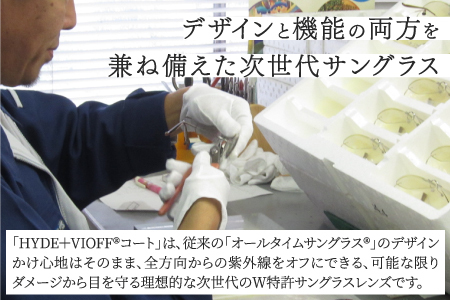【選べる度数】チタンプラス（男女兼用）目を守るサングラス＋お出かけルーペ ブルー　眼鏡 日用品