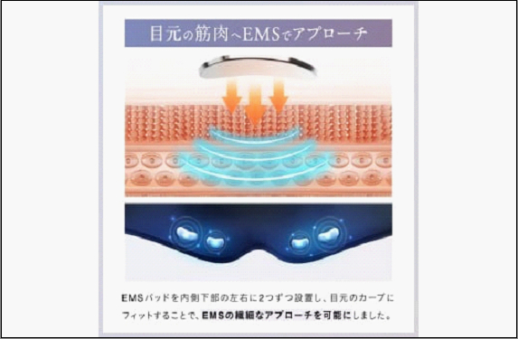 【福岡市】NIPLUX 目元ケア EMS EYE MASK