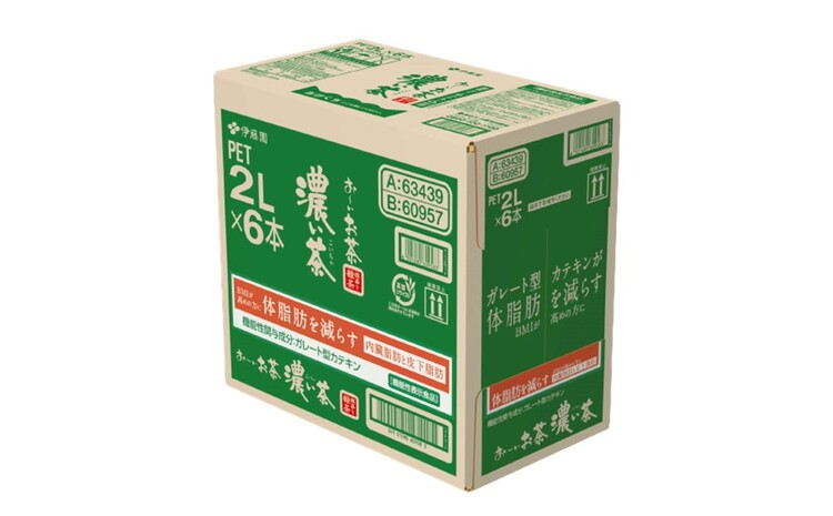 【12か月定期便】おーいお茶濃い茶 2L×6本(合計12ケース)【伊藤園 お茶 緑茶 濃い 渋み まとめ買い 箱買い ケース買い カテキン 2倍 体脂肪】G5-J071340