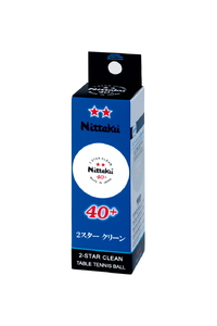 Nittaku 2スタークリーン　3個入×4セット｜ニッタク にったく 卓球 玉 球 ボール 練習球 3個入り 12個 練習 トレーニング 部活 スポーツ スポーツ用品 消耗品 茨城県 古河市_AE3