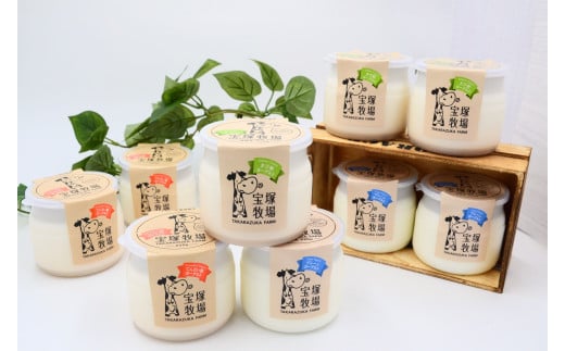 宝塚牧場ヨーグルト【てんさい糖6個入】