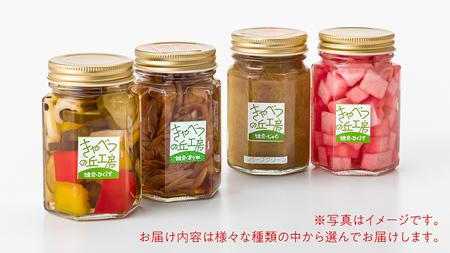 ピクルス2種とマリネとジャムの詰め合わせ 瓶詰 [AB002tu]