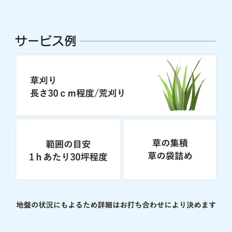 京都府 舞鶴市 管理地の草刈り 除草 代行 サービス 2時間