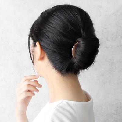 ふるさと納税 静岡市 【女性のアイデア×職人技】ステンレス製かんざし「Arc Liner / Pink Gold」 |  | 03