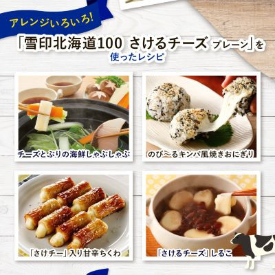 【2ヵ月毎定期便】雪印北海道「さけるチーズプレーン」1箱12袋入り全3回【配送不可地域：離島】【4014036】