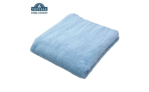 ホームコーディ 肌ざわりが選べるカラータオル バスタオル とてもやわらか ブルー×2 [№5346-1708]