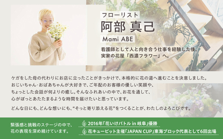 季節のお花  西濃フラワー 定期便 6回 Mサイズ
