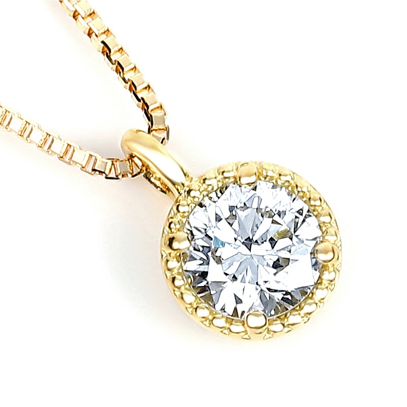 〈 甲府ジュエリー 〉鑑定付きVSダイヤモンド0.2ＣＴペンダント　P6012DI-Y