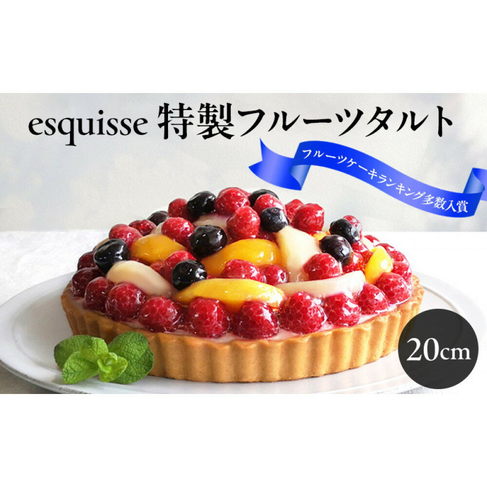 【ふるさと納税】スイーツ フルーツたっぷりの特製フルーツタルト【20cm】バースデーケーキ お菓子 フルーツケーキ ケーキ | フルーツ タルト 特製 スイーツ 洋菓子 人気 おすすめ ケーキ デザート 送料無料 長野県 長野市 信州 信濃 ふるさと納税