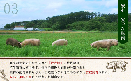 北海道産放牧豚 無添加ポークウインナー ×10パック【120013】