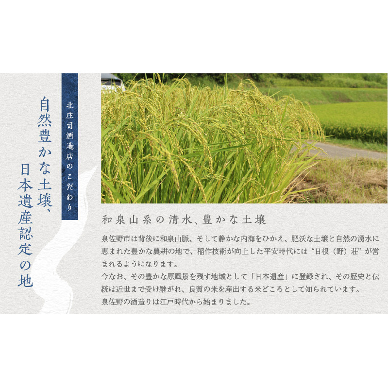 【スピード発送】日本酒 泉佐野の地酒「荘の郷」純米飲み比べセット 720ml【日本酒 酒 お酒 おさけ 晩酌 ギフト 贈答 大正10年創業 北庄司酒造】 010B1237_イメージ4