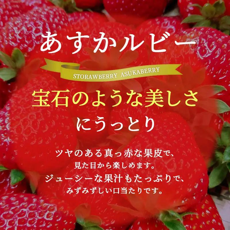 先行予約 いちご 完熟 あすかルビー 約250g(250g×1パック ) 佃農園のこだわり フルーツ 果物 旬 産地直送 旬のフルーツ 旬の果物 お取り寄せ デザート イチゴ 苺 冷蔵 奈良 奈良県 