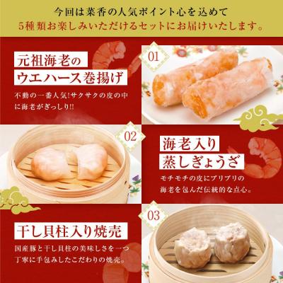 ふるさと納税 横浜市 横浜中華街 菜香新館 本格飲茶手作り点心セット(5種33個) |  | 02