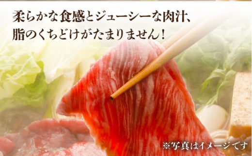 【2週間以内発送】長崎和牛 赤身堪能セットモモスライス ランプステーキ＜スーパーウエスト＞ [CAG255]