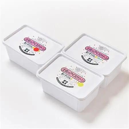 【メロン・バニラ・イチゴ】あいすくりん1リットル3種セット　ホームサイズ_菓子・スイーツ アイス・ジェラート  _【配送不可地域：離島】【1469217】