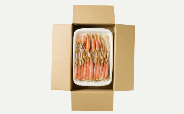 生食可！カット済み生ずわいがに700～800g×2P(計1.4～1.6kg) B-11088