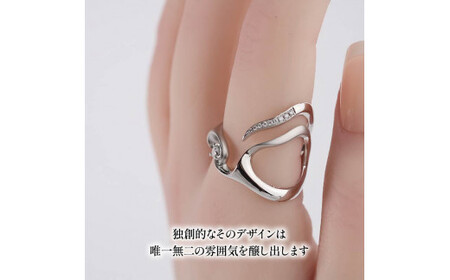 Pt ダイヤモンド リング プラチナ ジュエリー HARA RING シリーズ ガウディ 宝石 宝飾品 指輪 karati セスタディカラッチジャパン カラッチ ジャパン KARATI 沼津市 国内 