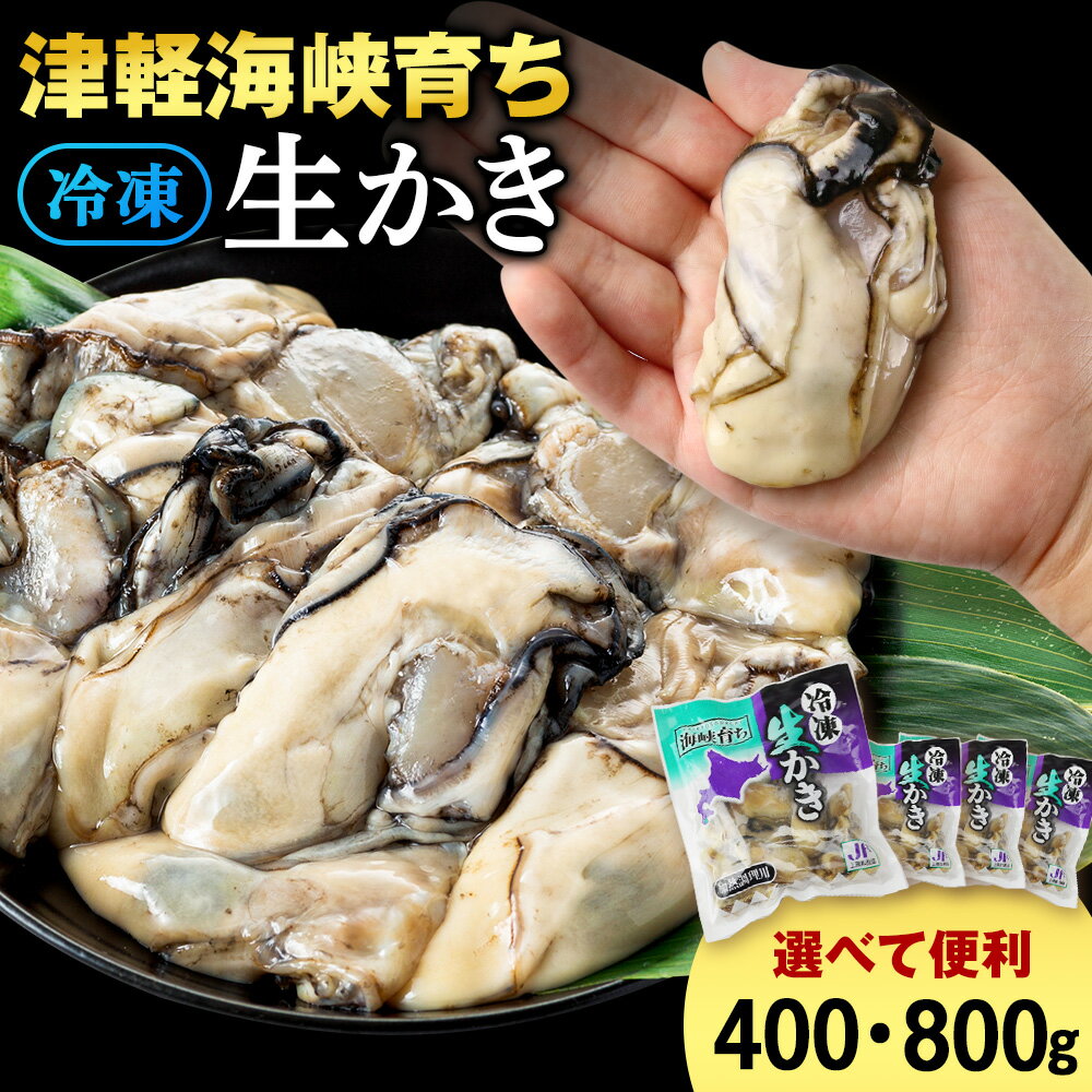 【ふるさと納税】冷凍カキ 選べる2〜4袋セット 合計400g〜800g 1袋 約200g 牡蠣 海鮮 魚介 かき 冷凍＜上磯郡漁業協同組合＞知内町 ふるさと納税 知内町 加熱用 牡蠣 北海道産カキ 冷凍 牡蠣 かき カキ 北海道産 おせち