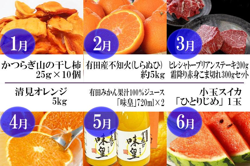 【魚鶴商店厳選！】人気の海幸山幸食べ比べ【定期便全12回】セットA
