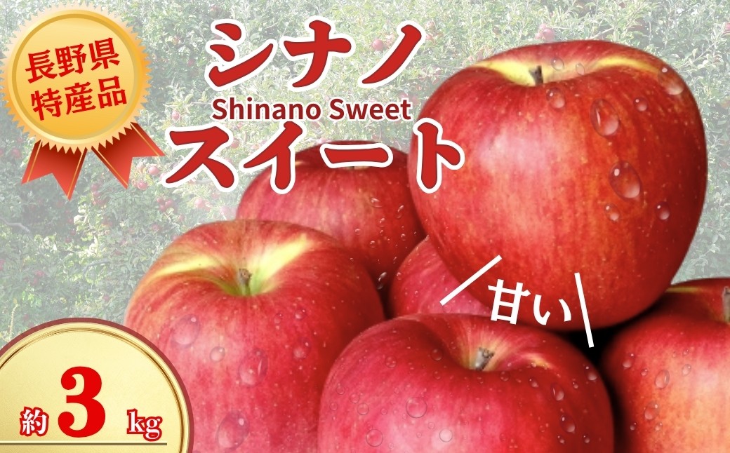 
            【2025年先行予約】りんご シナノスイート 長野県オリジナル品種 約3kg りんご三兄弟 次男｜ 果物 フルーツ リンゴ 林檎 シナノスイート 千曲市 長野県 信州
          