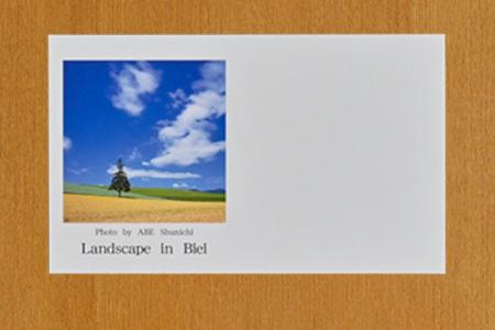 [005-26]写真家　阿部俊一　名刺台紙・メッセージカード100枚(D)