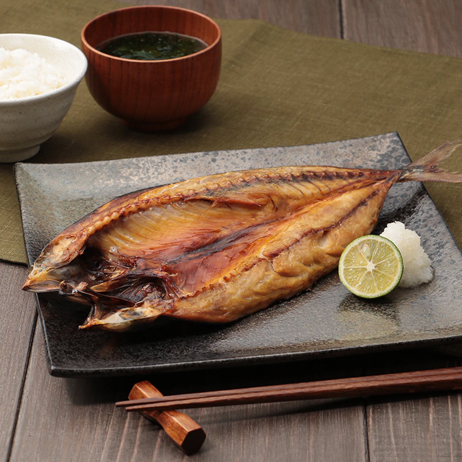 ＜マルフク川畑水産＞あじ・さば開きセットあじ開き4枚　さば開き3枚