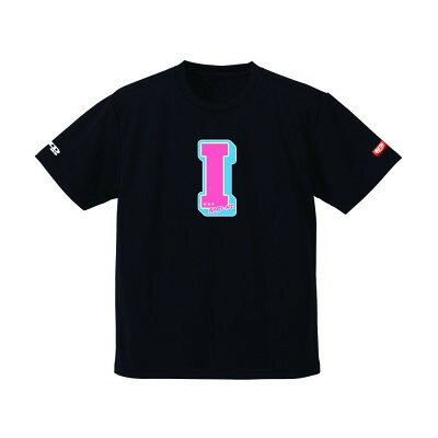 【ふるさと納税】JTTA公認　卓球ユニフォーム【男女兼用(ドライ):150サイズ】アルファベット　I　ブラック【1778330】
