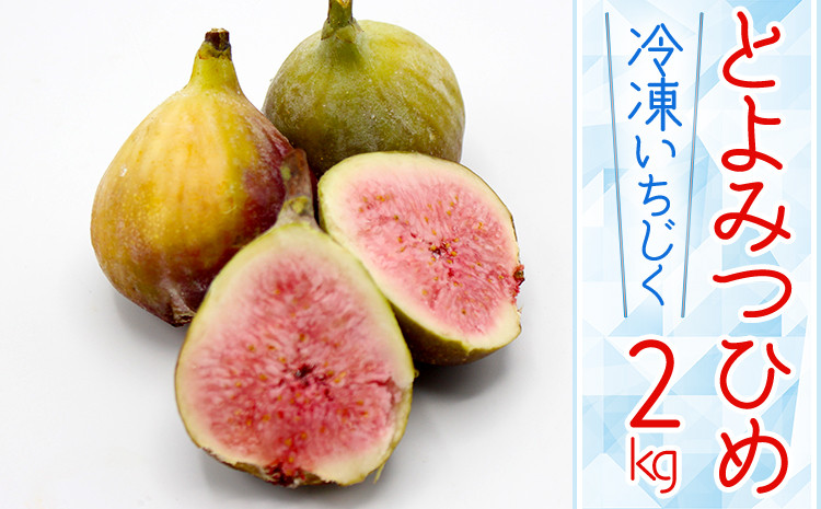 
【福岡県産】冷凍とよみつひめ（イチジク） 2kg（1kg×2） 2L8
