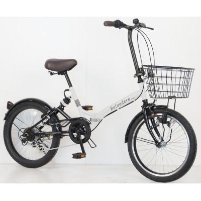 ふるさと納税 四日市市 パンクしないオリタタミ自転車20型6段変速リアサス付　ホワイト |  | 03
