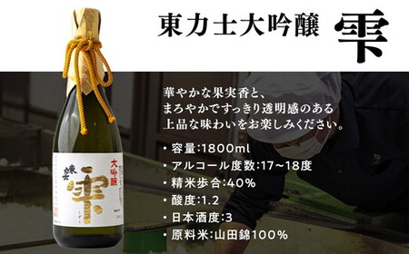 41-1 東力士　大吟醸　雫 | お酒 ギフト 贈り物 贈答 家飲み 栃木県
