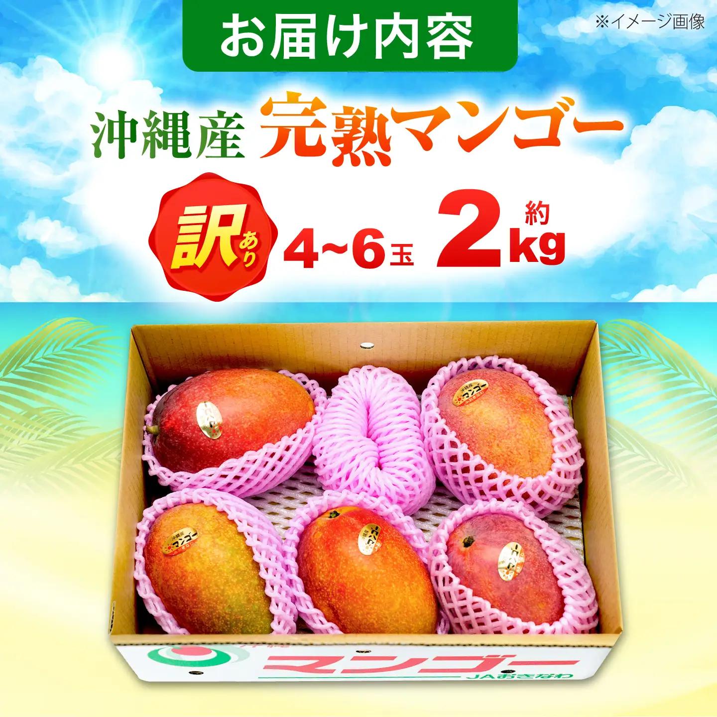 マンゴー 【2027年発送】訳ありマンゴー 約2kg 沖縄 BCAA002