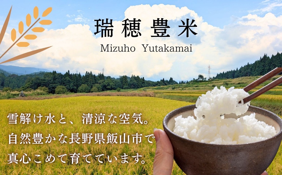 【令和7年産】瑞穂 豊米（ゆたかまい） こしひかり  精米 20kg（5kg×4袋）（7-54B）