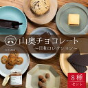 【ふるさと納税】 生チョコレート 小サイズ チョコサンド 老舗 焼菓子 焼き菓子 洋菓子 クッキー カカオ 生菓子 分厚い 詰め合わせ プレゼント 冷蔵配送 送料無料 母の日 / 【山奥チョコレート 日和】日和コレクション 8種セット [B-026004]