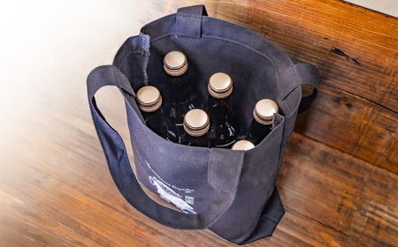 鍛冶爺 トートバッグ＆キーホルダーセット バッグ 黒 かわいい 布製 アクリルキーホルダー ゆるキャラ 新潟県三条市 [株式会社プラスワイズ]【011S180】