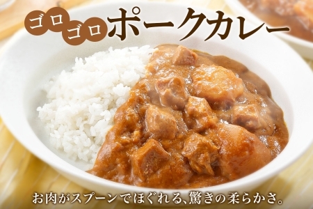 おためし 弟子屈 ポークカレー 1個 中辛 じゃがいも ポーク 豚 お試し レトルトカレー 保存食 備蓄 北海道 弟子屈町 3445