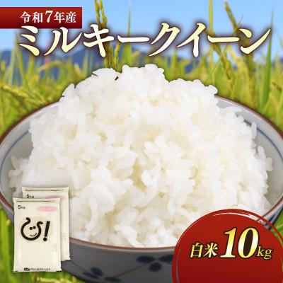 ふるさと納税 彦根市 令和7年産新米ミルキークイーン白米10kg(5kg×2袋) 甘みと強い粘りが特徴
