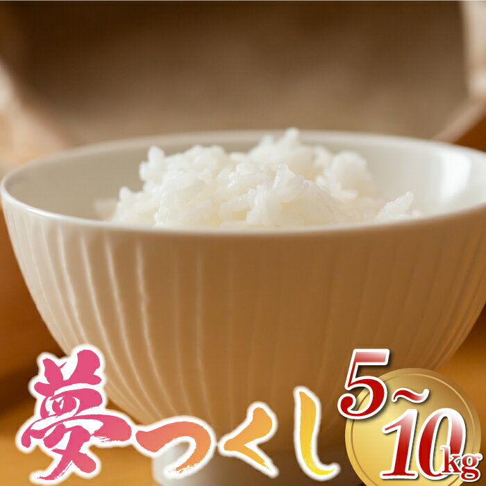 【ふるさと納税】【先行予約】数量限定〈令和7年産〉福岡県産夢つくし5kg~10 [MY001-0] 米都らいす【福岡県須恵町】米 新米