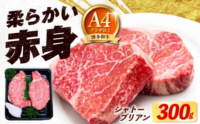 
                  【希少部位！】博多和牛 シャトーブリアン 150g×2枚 （計300g）《築上町》【肉のくまもと屋】 [ABEZ008]
                