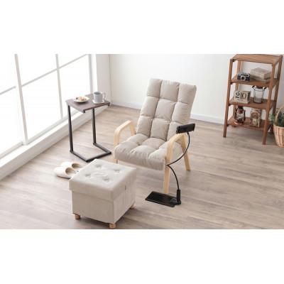 ふるさと納税 大河原町 ウッドアームチェア WAC-M ベージュ 1人掛け アイリスオーヤマ[53753178] |  | 03