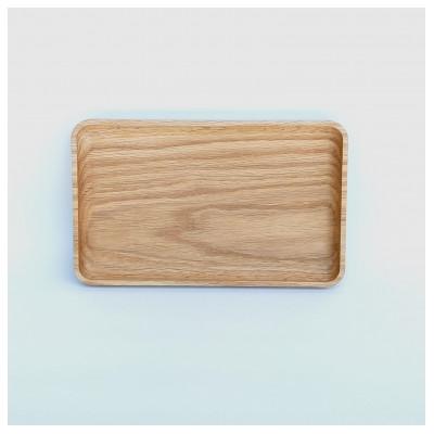 ふるさと納税 加茂市 ウッドプレート　四角(レクタングルプレート)大　