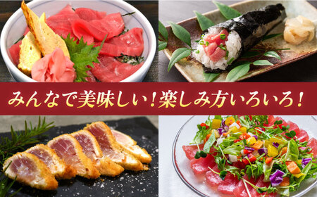 【全6回定期便】天然 まぐろ 大トロ・中トロ・赤身（約200ｇ×3柵）約600ｇ 鮪 マグロ 魚 刺身 横須賀【横須賀商工会議所 おもてなしギフト事務局（本まぐろ直売所 横須賀本店）】 [AKAK08