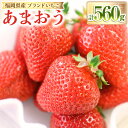 【ふるさと納税】福岡県産 ブランドいちご あまおう 約280g×2パック 計560g あんずの里 苺 いちご イチゴ フルーツ 果物 国産 九州 冷蔵 福岡県 福津市 送料無料 【2025年1月より順次発送】［F0161］