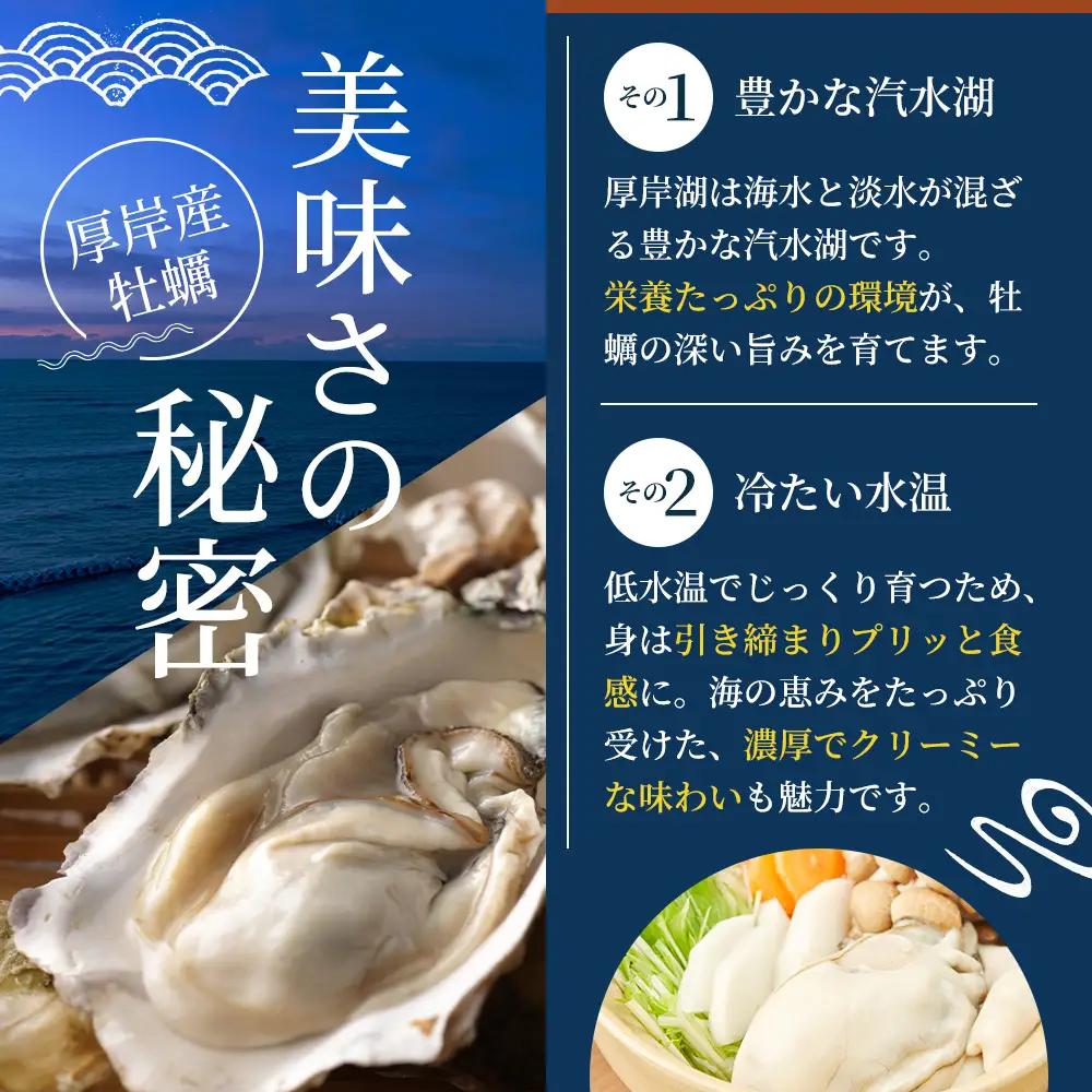 むき牡蠣 500g 北海道厚岸産 マルえもん 魚貝類 牡蠣