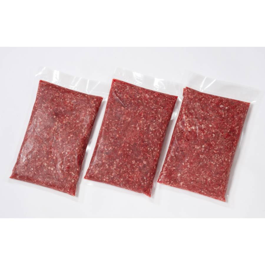 ＜上田精肉店＞エゾ鹿挽肉500g×3